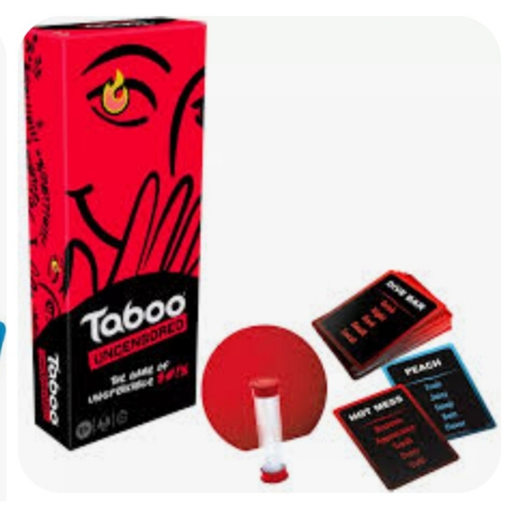 Hasbro Gaming Taboo Uncensored Card Game New Sealed